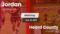 Matchup: Jordan vs. Heard County  2019