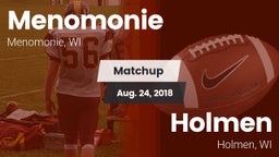 Matchup: Menomonie vs. Holmen  2018