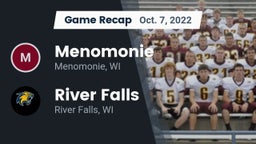 Recap: Menomonie  vs. River Falls  2022