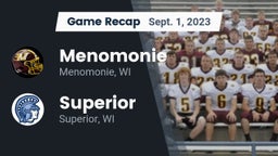 Recap: Menomonie  vs. Superior  2023