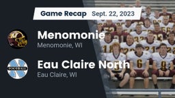 Recap: Menomonie  vs. Eau Claire North  2023