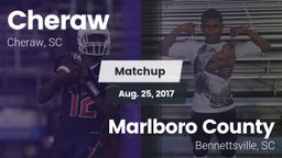 Matchup: Cheraw vs. Marlboro County  2017