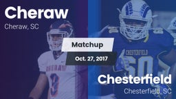 Matchup: Cheraw vs. Chesterfield  2017