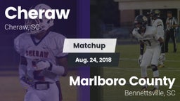 Matchup: Cheraw vs. Marlboro County  2018