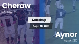Matchup: Cheraw vs. Aynor  2018