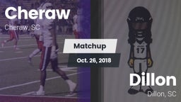 Matchup: Cheraw vs. Dillon  2018