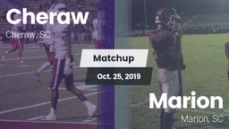 Matchup: Cheraw vs. Marion  2019
