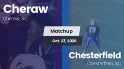Matchup: Cheraw vs. Chesterfield  2020