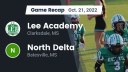 Recap: Lee Academy  vs. North Delta  2022