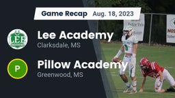 Recap: Lee Academy  vs. Pillow Academy 2023