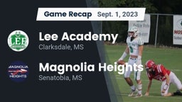 Recap: Lee Academy  vs. Magnolia Heights  2023