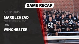 Recap: Marblehead  vs. Winchester 2015