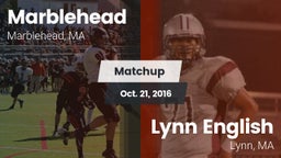 Matchup: Marblehead vs. Lynn English  2016