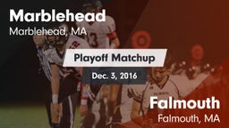 Matchup: Marblehead vs. Falmouth  2016