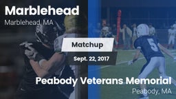 Matchup: Marblehead vs. Peabody Veterans Memorial  2017