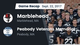 Recap: Marblehead  vs. Peabody Veterans Memorial  2017
