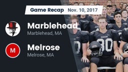 Recap: Marblehead  vs. Melrose  2017