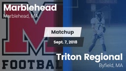 Matchup: Marblehead vs. Triton Regional  2018