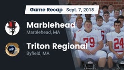 Recap: Marblehead  vs. Triton Regional  2018