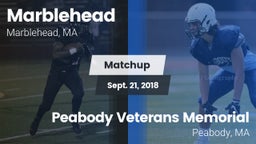 Matchup: Marblehead vs. Peabody Veterans Memorial  2018