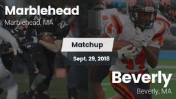 Matchup: Marblehead vs. Beverly  2018