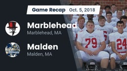 Recap: Marblehead  vs. Malden  2018