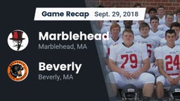 Recap: Marblehead  vs. Beverly  2018