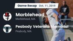 Recap: Marblehead  vs. Peabody Veterans Memorial  2019