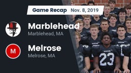 Recap: Marblehead  vs. Melrose  2019