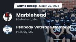 Recap: Marblehead  vs. Peabody Veterans Memorial  2021