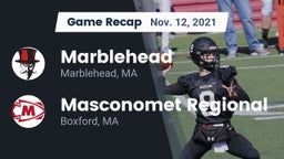 Recap: Marblehead  vs. Masconomet Regional  2021