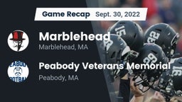 Recap: Marblehead  vs. Peabody Veterans Memorial  2022