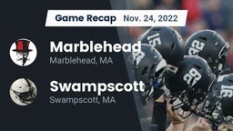 Recap: Marblehead  vs. Swampscott  2022