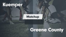 Matchup: Kuemper vs. Greene County  2016