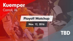 Matchup: Kuemper vs. TBD 2016