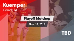 Matchup: Kuemper vs. TBD 2016