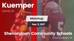 Matchup: Kuemper vs. Shenandoah Community Schools 2017