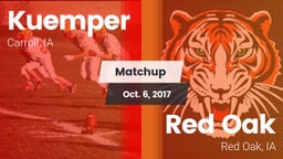 Matchup: Kuemper vs. Red Oak  2017