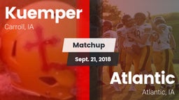 Matchup: Kuemper vs. Atlantic  2018