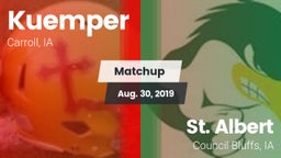 Matchup: Kuemper vs. St. Albert  2019