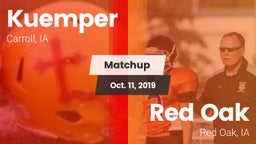 Matchup: Kuemper vs. Red Oak  2019