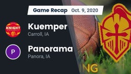Recap: Kuemper  vs. Panorama  2020