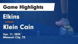 Elkins  vs Klein Cain Game Highlights - Jan. 11, 2024