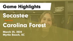 Socastee  vs Carolina Forest  Game Highlights - March 25, 2024