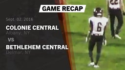 Recap: Colonie Central  vs. Bethlehem Central  2016