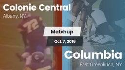 Matchup: Colonie Central vs. Columbia  2016