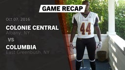Recap: Colonie Central  vs. Columbia  2016