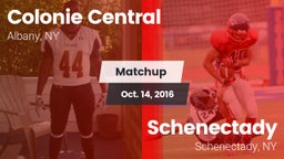 Matchup: Colonie Central vs. Schenectady  2016