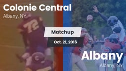 Matchup: Colonie Central vs. Albany  2016