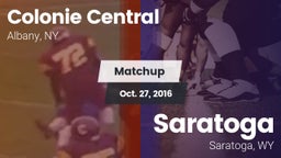 Matchup: Colonie Central vs. Saratoga  2016